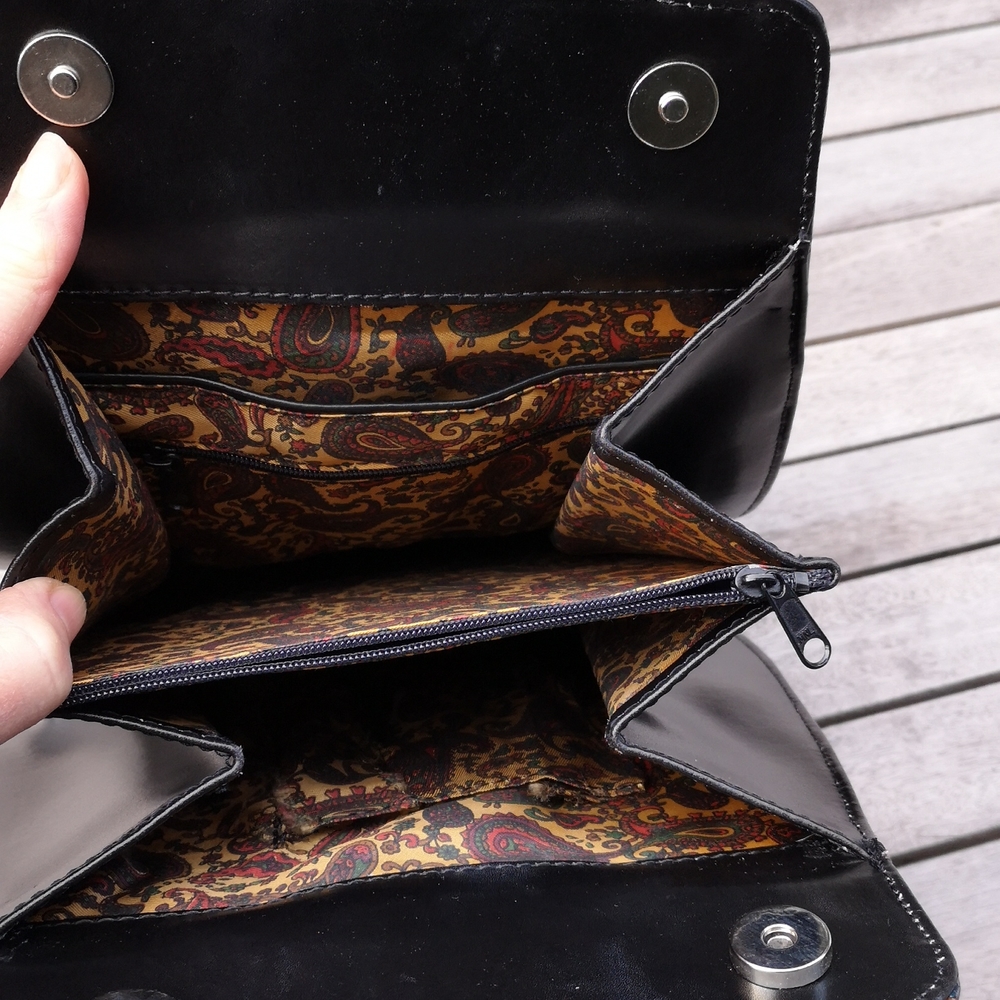 Italian Leather Stunning peacock-design bag - Picture 5 of 16